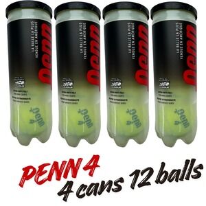 12 balls Penn #4 Championship Official USTA Leagues Extra Duty Felt Tennis